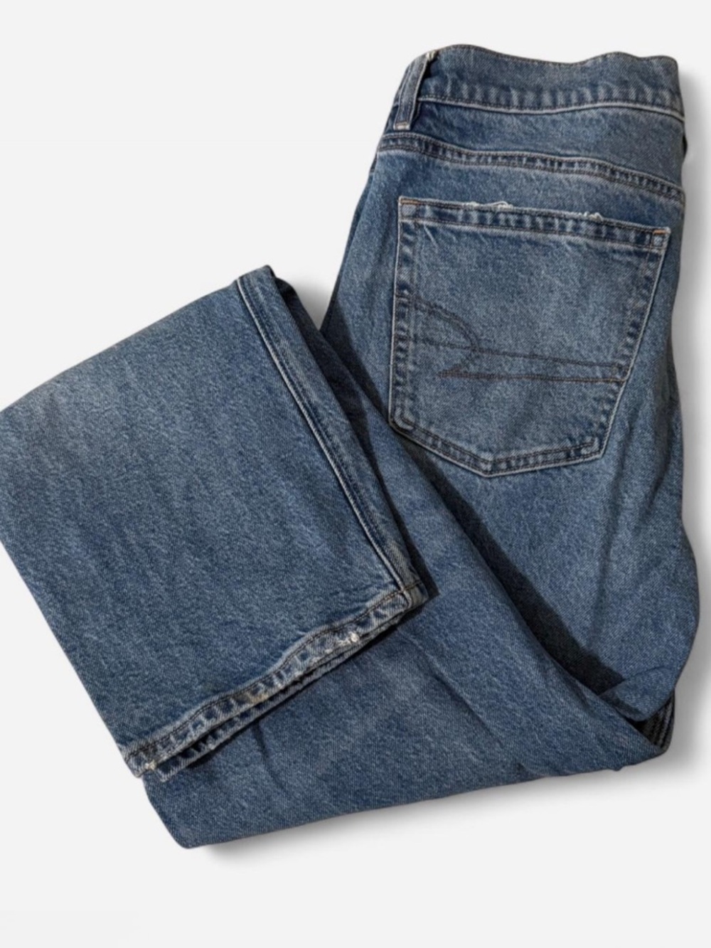 American Eagle Outfitters Relaxed Blue Denim Jeans